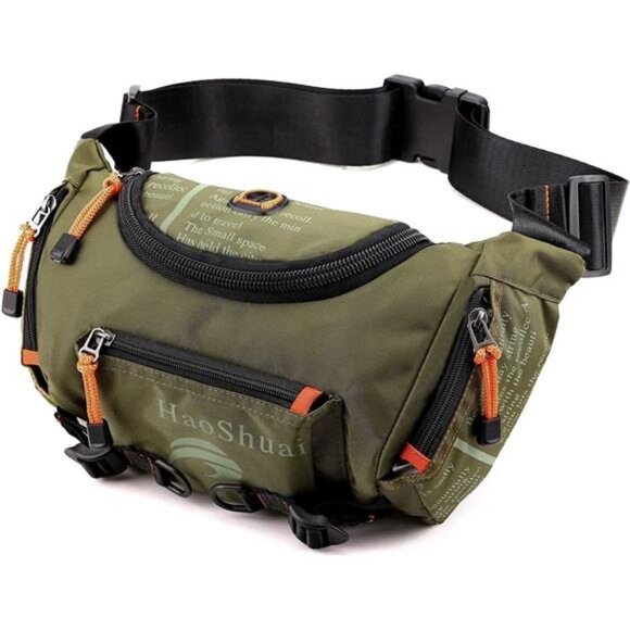 Waterproof Fanny Pack Crossbody Outdoor Waist Bag Pouch With Adjustable Strap - Picture 1 of 8